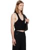 Rick Owens Rick Owens Black Tower Knit Tank Top - 2