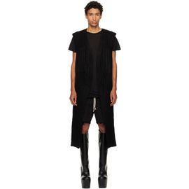 Rick Owens Rick Owens Black Tower Lab Vest Cardigan