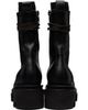 Rick Owens Rick Owens Black Tower Lace Up Bogun Boots - 2