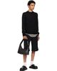 Rick Owens Rick Owens Black Tower Level Lupetto Sweater - 4