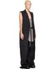 Rick Owens Rick Owens Black Tower Long Lab Vest - 2