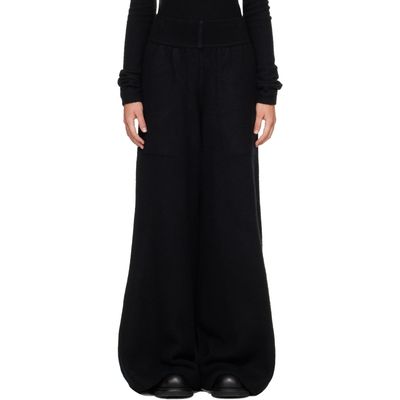 Rick Owens Rick Owens Black Tower Loose Lounge Pants