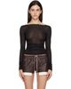 Rick Owens Rick Owens Black Tower LS T-shirt - 1