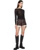 Rick Owens Rick Owens Black Tower LS T-shirt - 4