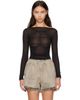Rick Owens Rick Owens Black Tower LS Temple T-shirt - 1