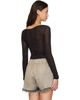 Rick Owens Rick Owens Black Tower LS Temple T-shirt - 3