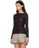 Rick Owens Rick Owens Black Tower LS Temple T-shirt - 4