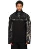 Rick Owens Rick Owens Black Tower Mac Cropped Leather Jacket - 1