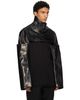 Rick Owens Rick Owens Black Tower Mac Cropped Leather Jacket - 2