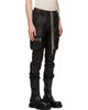 Rick Owens Rick Owens Black Tower Mastodon Leather Cargo Pants - 2