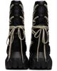 Rick Owens Rick Owens Black Tower Megalace Tractor Boots - 2
