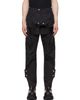 Rick Owens Rick Owens Black Tower Megastrapped Motopants Trousers - 1