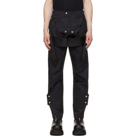Rick Owens Rick Owens Black Tower Megastrapped Motopants Trousers