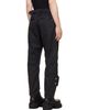 Rick Owens Rick Owens Black Tower Megastrapped Motopants Trousers - 3