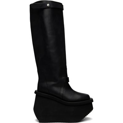 Rick Owens Rick Owens Black Tower Naska Factory Knee Boots