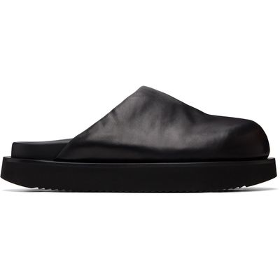 Rick Owens Rick Owens Black Tower Padded Platform Slides