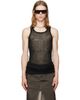 Rick Owens Rick Owens Black Tower Pony Tank Top - 1