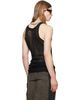 Rick Owens Rick Owens Black Tower Pony Tank Top - 3