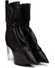 Rick Owens Rick Owens Black Tower Pull-On Cuffed Taquito Boots - 4