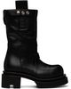 Rick Owens Rick Owens Black Tower Pull On Bogun Boots - 1