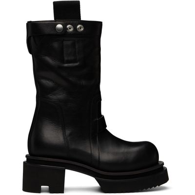 Rick Owens Rick Owens Black Tower Pull On Bogun Boots