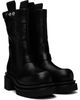 Rick Owens Rick Owens Black Tower Pull On Bogun Boots - 4