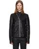 Rick Owens Rick Owens Black Tower Release Leather Jacket - 1