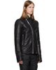 Rick Owens Rick Owens Black Tower Release Leather Jacket - 2