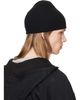 Rick Owens Rick Owens Black Tower Ribbed Beanie - 3