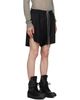 Rick Owens Rick Owens Black Tower Rick S Boxers Suede Shorts - 2