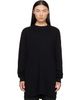 Rick Owens Rick Owens Black Tower Rick S Jumbo LS T-shirt - 1