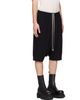 Rick Owens Rick Owens Black Tower Ricks Pods Shorts - 2
