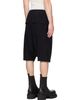 Rick Owens Rick Owens Black Tower Ricks Pods Shorts - 3