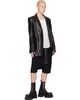 Rick Owens Rick Owens Black Tower Ricks Pods Shorts - 4