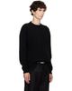 Rick Owens Rick Owens Black Tower Round Neck Sweater - 2