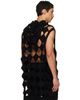 Rick Owens Rick Owens Black Tower Sarutanya Hooded Tank Top - 3