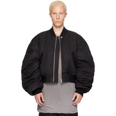 Rick Owens Rick Owens Black Tower Secchia Down Flight Jacket