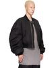 Rick Owens Rick Owens Black Tower Secchia Down Flight Jacket - 2