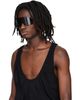Rick Owens Rick Owens Black Tower Shielding Sunglasses - 4