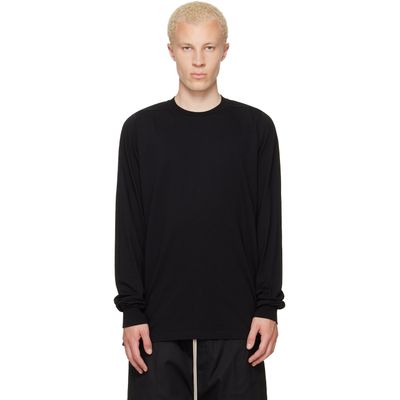 Rick Owens Rick Owens Black Tower Short Crewneck LS T-shirt