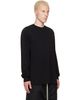 Rick Owens Rick Owens Black Tower Short Crewneck LS T-shirt - 2
