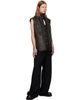 Rick Owens Rick Owens Black Tower SL Leather Outershirt - 4