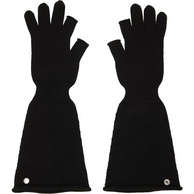 Rick Owens Rick Owens Black Tower Sphinx Gloves