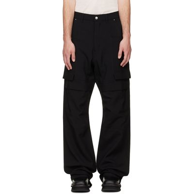 Rick Owens Rick Owens Black Tower Stefan Cargo Pants