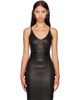Rick Owens Rick Owens Black Tower Stretch Leather Top - 1