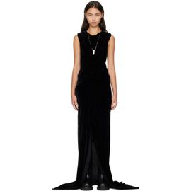 Rick Owens Rick Owens Black Tower Strutter Maxi Dress