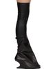 Rick Owens Rick Owens Black Tower Taco Canti 8 Tall Boots - 1