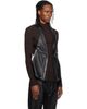 Rick Owens Rick Owens Black Tower Temple Leather Vest - 2