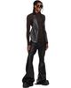 Rick Owens Rick Owens Black Tower Temple Leather Vest - 4