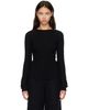 Rick Owens Rick Owens Black Tower Tight LS Sweater - 1
